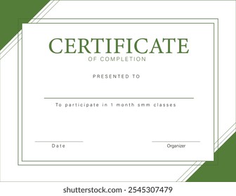 Certificate template for education,
vector,illustration.
