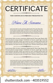 certificate template eps10 jpg of achievement diploma vector illustration design completion