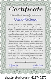 certificate template eps10 jpg of achievement diploma vector illustration design completion