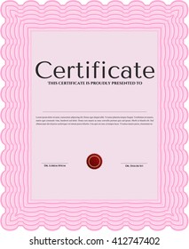 certificate template eps10 jpg of achievement diploma vector illustration design completion