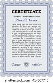 certificate template eps10 jpg of achievement diploma vector illustration design completion