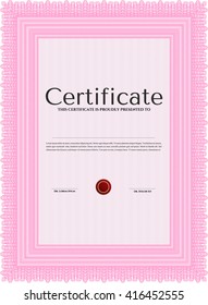 certificate template eps10 jpg of achievement diploma vector illustration design completion
