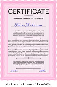 certificate template eps10 jpg of achievement diploma vector illustration design completion