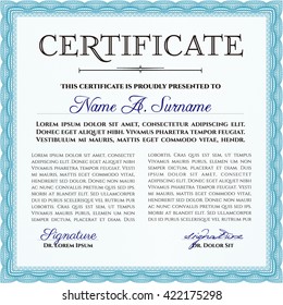 certificate template eps10 jpg of achievement diploma vector illustration design completion