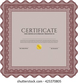 certificate template eps10 jpg of achievement diploma vector illustration design completion