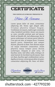certificate template eps10 jpg of achievement diploma vector illustration design completion