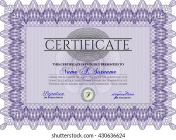 certificate template eps10 jpg of achievement diploma vector illustration design completion