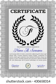 certificate template eps10 jpg of achievement diploma vector illustration design completion