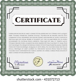 certificate template eps10 jpg of achievement diploma vector illustration design completion