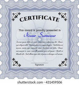certificate template eps10 jpg of achievement diploma vector illustration design completion