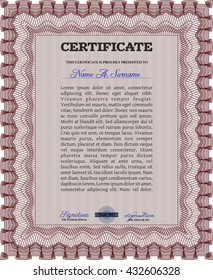 certificate template eps10 jpg of achievement diploma vector illustration design completion