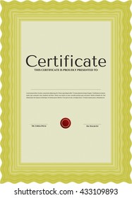 certificate template eps10 jpg of achievement diploma vector illustration design completion