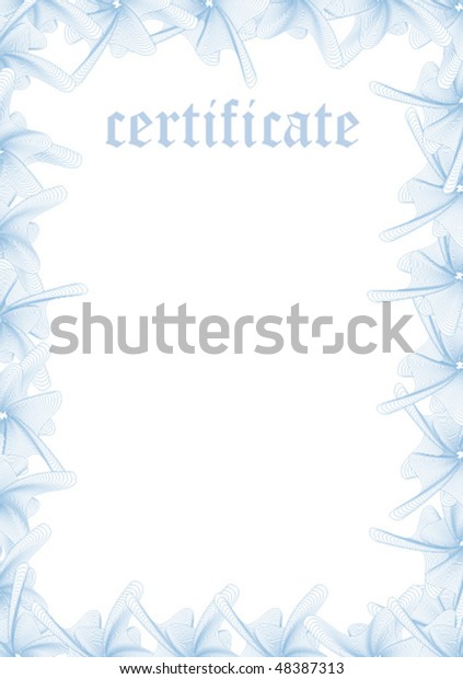 Fill In The Blank Certificates