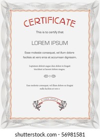 Certificate template - general purpose