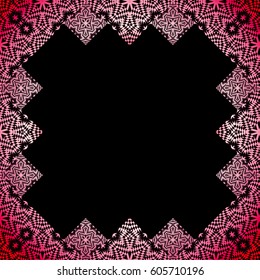 Certificate template. With guilloche pattern and background. Money style design. Vector illustration