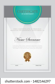 Certificate template luxury design with text element,diploma,vector illustration.