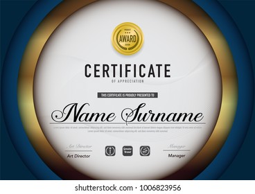 Certificate template luxury and diploma style,vector illustration.