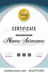 Certificate template luxury and diploma style,vector illustration.