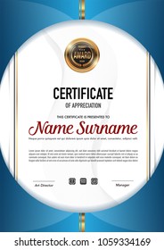 Certificate template luxury and diploma style,vector illustration.