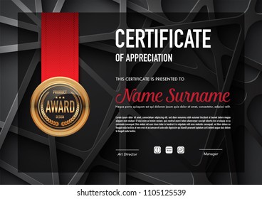 Certificate template luxury and diploma style,vector illustration.