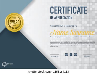 Certificate template luxury and diploma style,vector illustration.