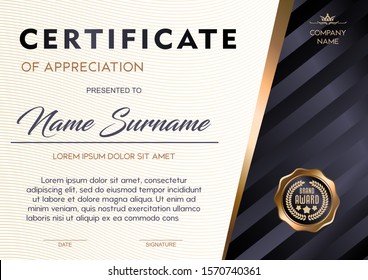 Certificate template luxury and diploma style,vector illustration eps10