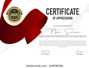 Certificate template luxury and diploma style,vector illustration.