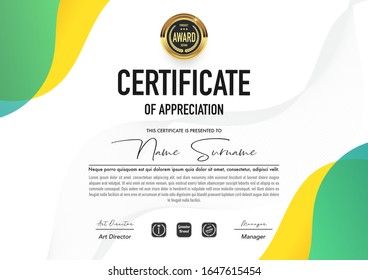 Certificate template luxury and diploma style,vector illustration.