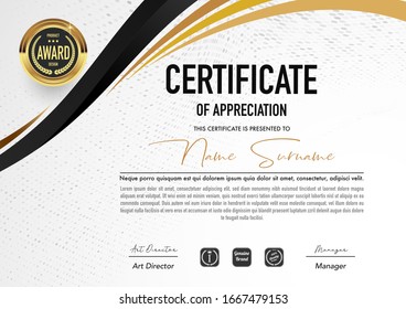 Certificate template luxury and diploma style,vector illustration.