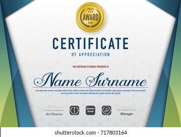 Certificate template luxury and diploma style,vector illustration.