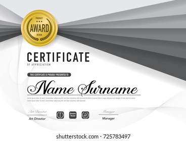 Certificate template luxury and diploma style,vector illustration.