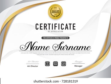 certificate template vector free download