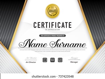 Certificate template luxury and diploma style,vector illustration eps10.