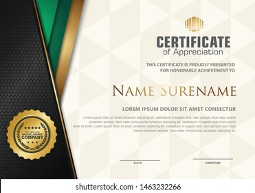 certificate template with luxury pattern,diploma,Vector illustration