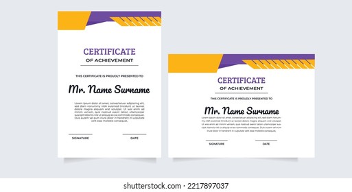 certificate template with luxury pattern,diploma,Vector illustration and vector Luxury