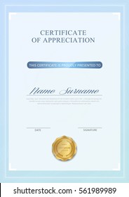 certificate template with luxury pattern,diploma,Vector illustration design.