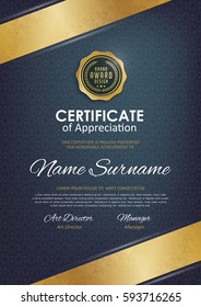 certificate template with luxury pattern,diploma,Vector illustration 