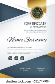 certificate template with luxury pattern,diploma,Vector illustration 