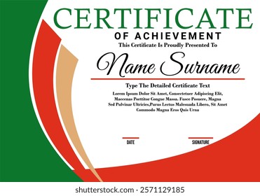certificate template. Modern and luxury diploma collection with vector illustration