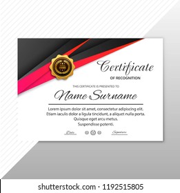 Abstract Business Certificate Template Best Logo Stock Vector (Royalty ...