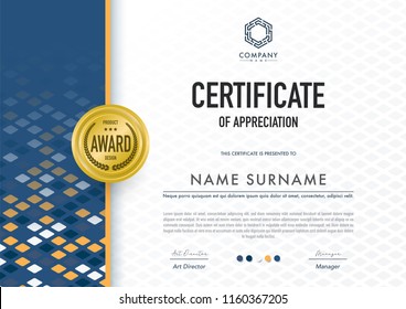 Certificate Template Modern,luxury And Diploma Style,vector Illustration.