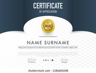 Certificate template modern,luxury and diploma style,vector illustration.