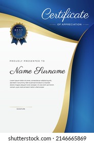 Certificate template with professional clean design. Vector illustration. Certificate of achievement abstract geometric texture decoration for multi-purpose business or education needs