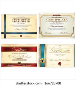 Certificate template set