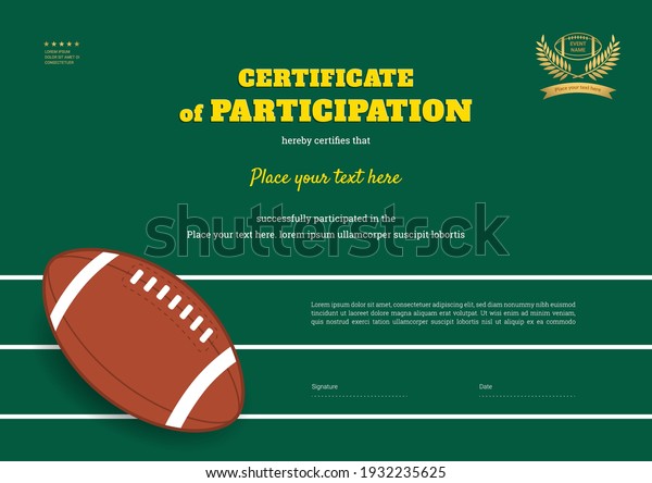 sports certificate border