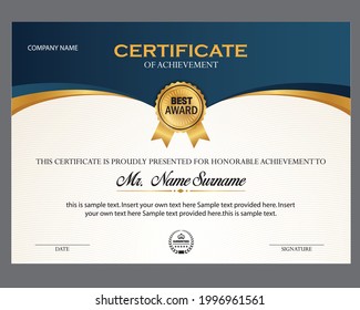  Certificate template use this Certificate Template in your business, company or institution in completion of any course, training, degree or job. 