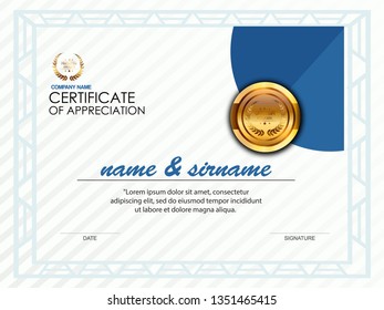 certificate template vector - Vector