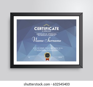 Certificate Template Vector