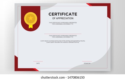 certificate template vector eps 10