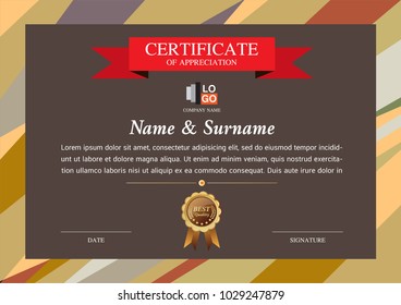 certificate template, warranty